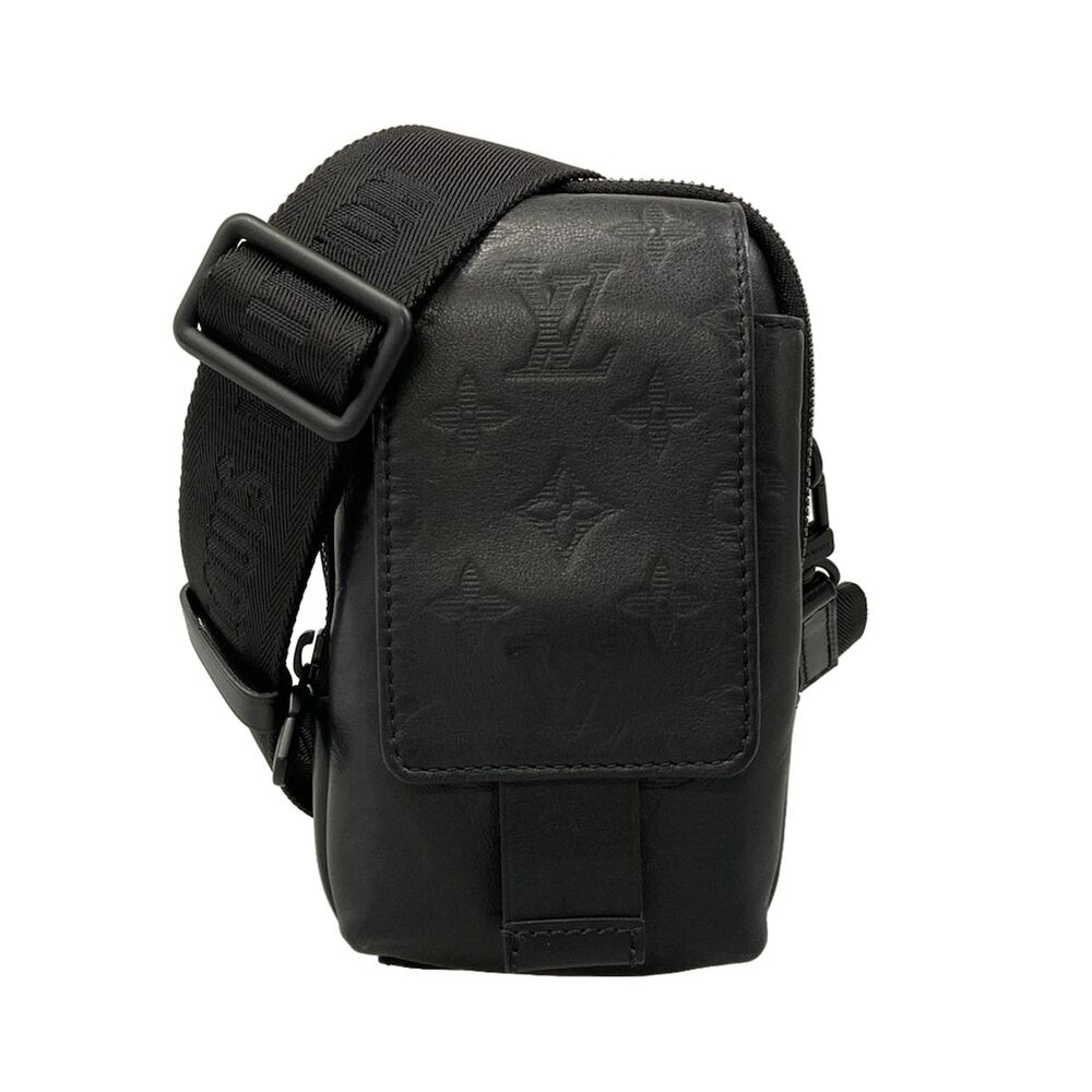 Louis Vuitton Double Phone Pouch Monogram Shadow Shoulder Bag M81323